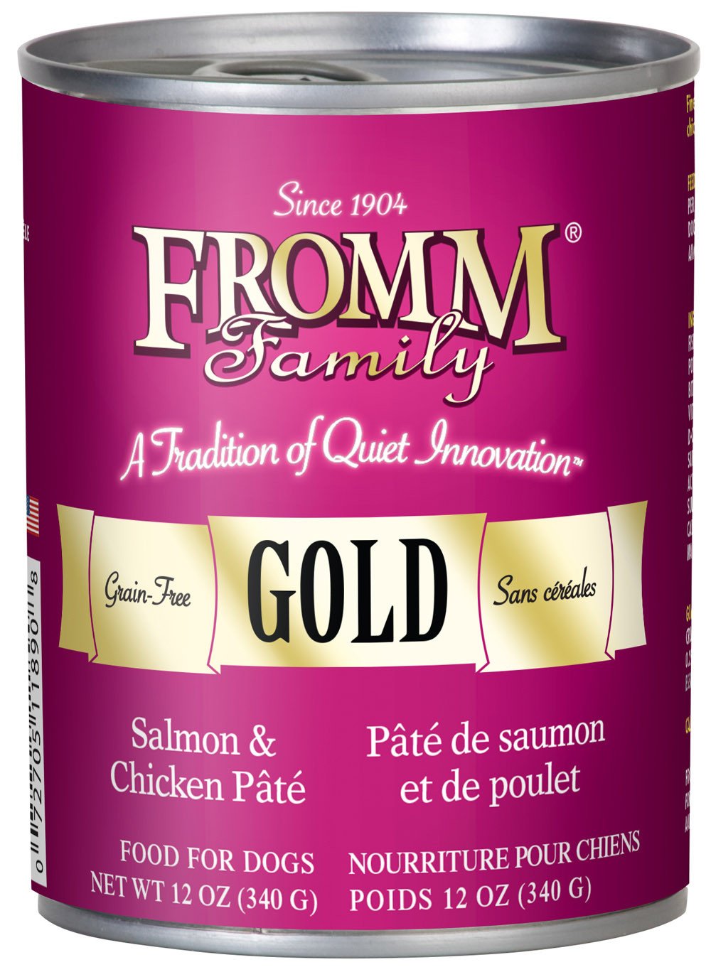 Fromm Gold Salmon & Chicken Pate Canned Dog Food 345g - Kohepets