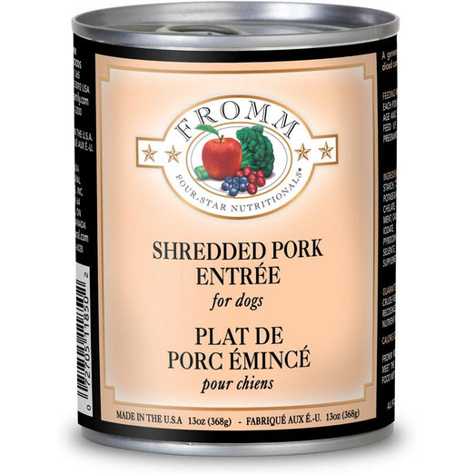 Fromm Shredded Pork Entree Canned Dog Food 368g - Kohepets