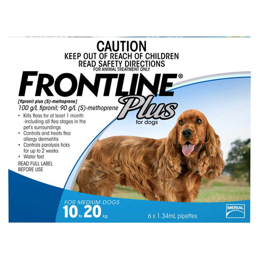 SOSD Donation: Frontline Plus For Medium Dogs 10 - 20kg 6 pack - Kohepets