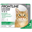Frontline Plus For Cats 3 pack