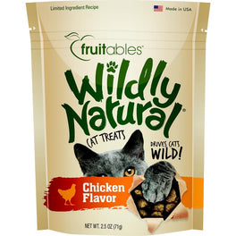 25% OFF: Fruitables Wildly Natural Chicken Cat Treats 2.5oz - Kohepets