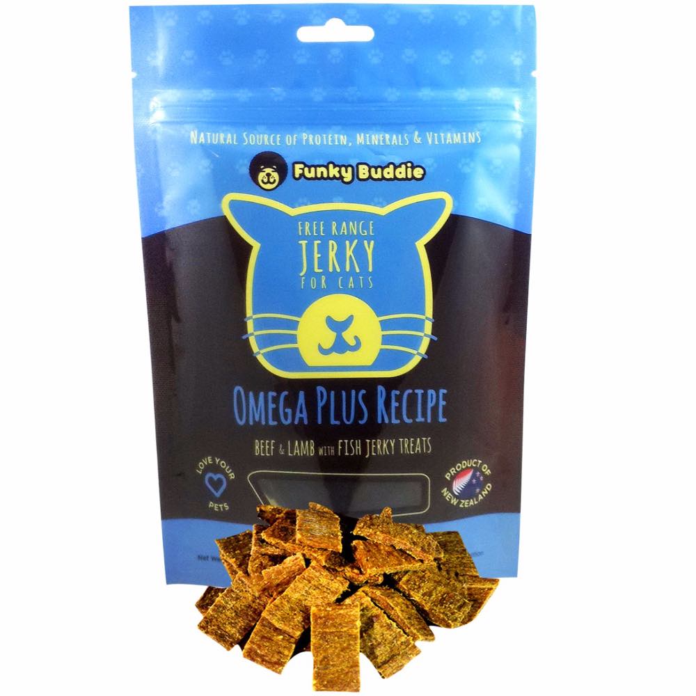 Funky Buddie Omega Plus Cat Treats 4oz - Kohepets