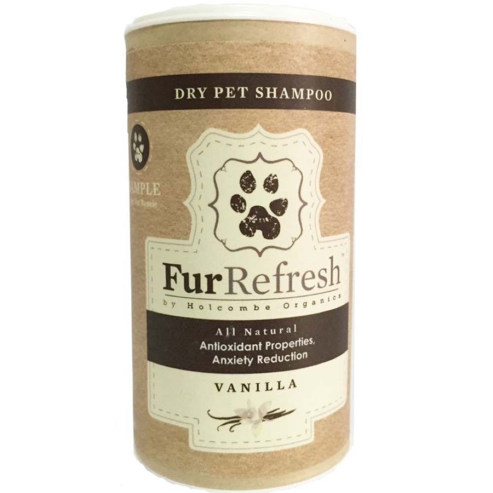 Holcombe Organics Fur Refresh Dry Pet Shampoo (Vanilla) 115g - Kohepets
