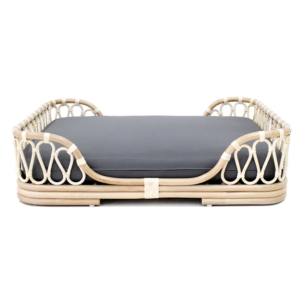 Fura Albi Rattan Bed For Cats & Dogs (Biscuit)
