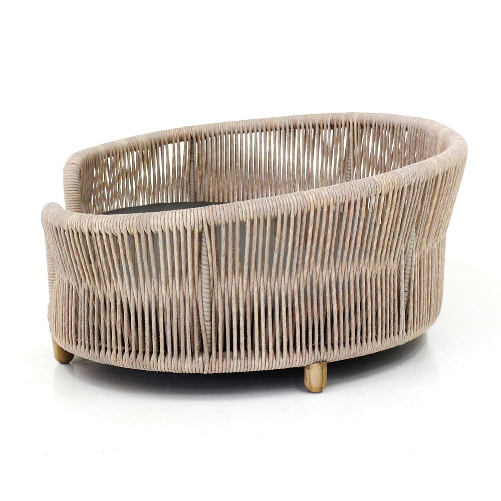 Fura Pod Synthetic Rattan Bed For Cats & Dogs