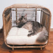 Furnish Broche 1-Opening Cat & Dog Bed (Grey) - Kohepets