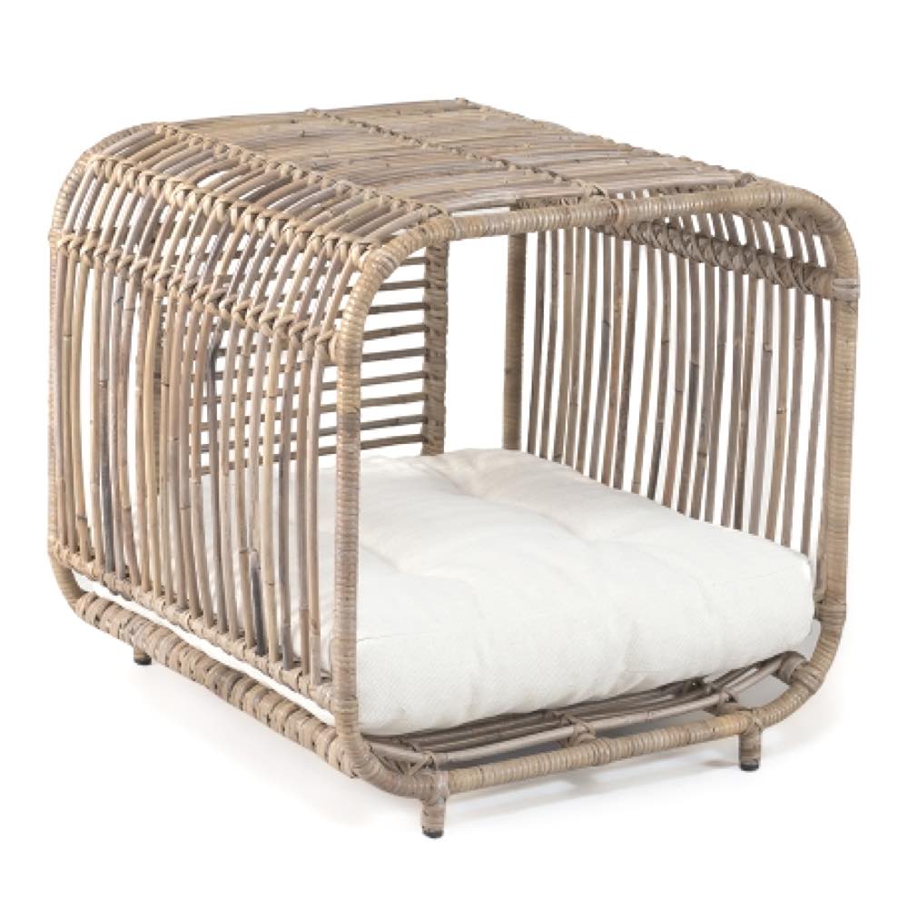 Furnish Broche 1-Opening Cat & Dog Bed (Grey) - Kohepets