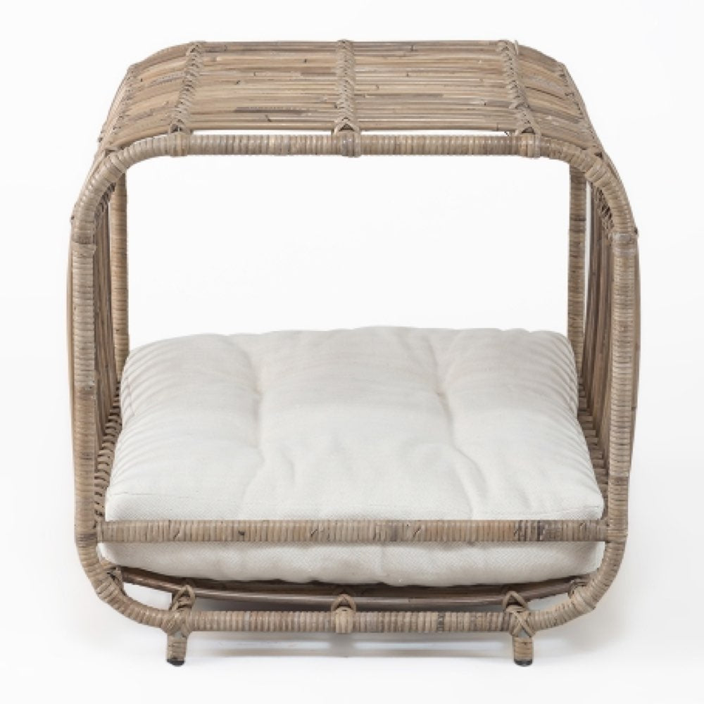 Furnish Broche 2-Openings Cat & Dog Bed (Grey) - Kohepets