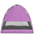 Furrytail Little Glamper Tent Purple Bed For Cats & Dogs