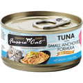 Fussie Cat Premium Tuna With Small Anchovies In Gravy Grain-Free Canned Cat Food 80g