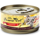 Fussie Cat Super Premium Chicken With Chicken Liver In Pumpkin Soup Gold Grain-Free Canned Cat Food 80g