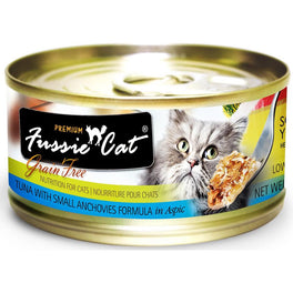 Fussie Cat Premium Tuna With Small Anchovies In Aspic Canned Cat Food 80g - Kohepets