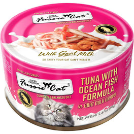 Fussie Cat Tuna With Ocean Fish Formula In Goat Milk Gravy Grain-Free Canned Cat Food 70g