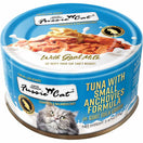 Fussie Cat Tuna With Small Anchovies Formula In Goat Milk Gravy Grain-Free Canned Cat Food 70g