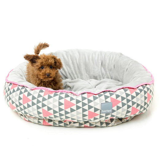FuzzYard Reversible Dog Bed - Pink Rock - Kohepets