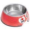 FuzzYard Easy Feeder Dog Bowl - I Love Food (discontinued) - Kohepets