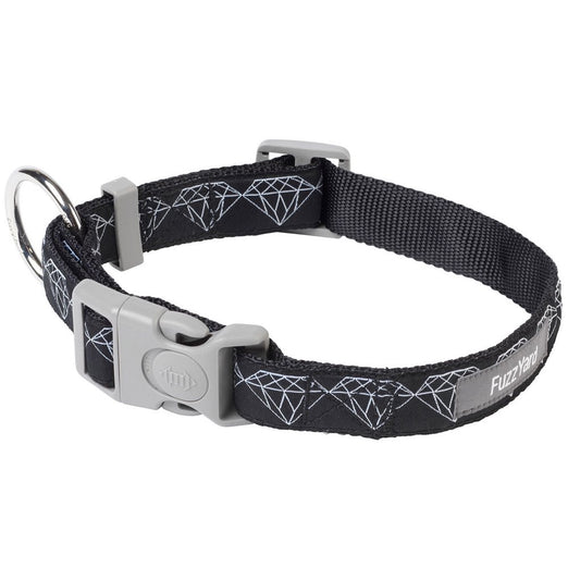 FuzzYard Black Diamond Dog Collar (discontinued) - Kohepets