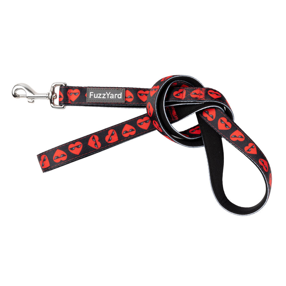 15% OFF: FuzzYard Dog Lead (Heart Break)