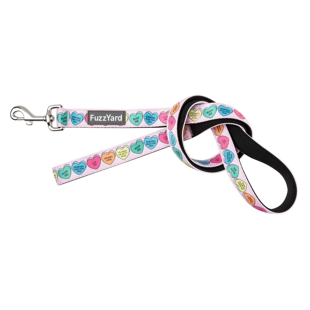 FuzzYard Dog Leash (Candy Hearts) - Kohepets