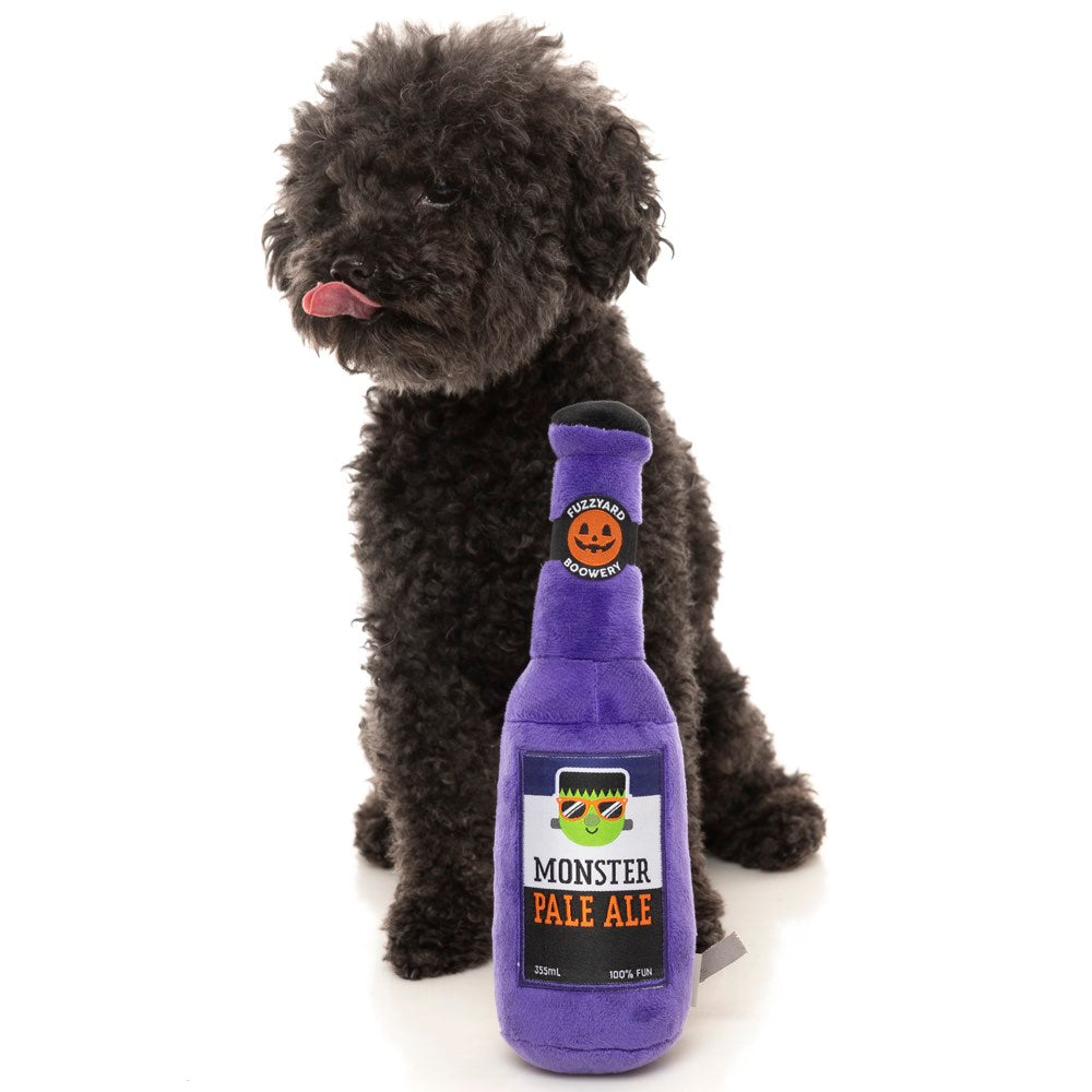 15% OFF: FuzzYard Halloween Monster Pale Ale & Cookies Plush Dog Toys (3-Pack Set)