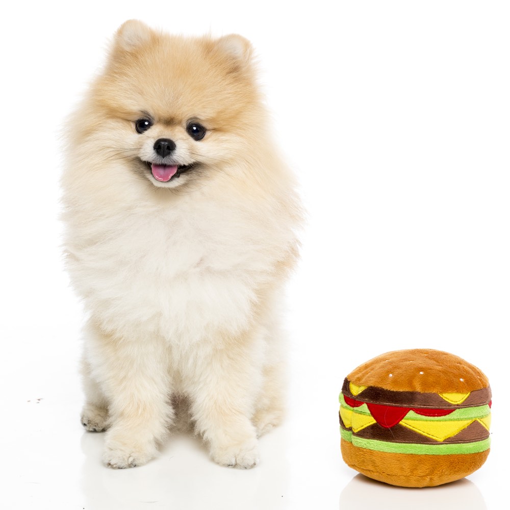 Fuzzyard Hamburger Plush Toy - Kohepets