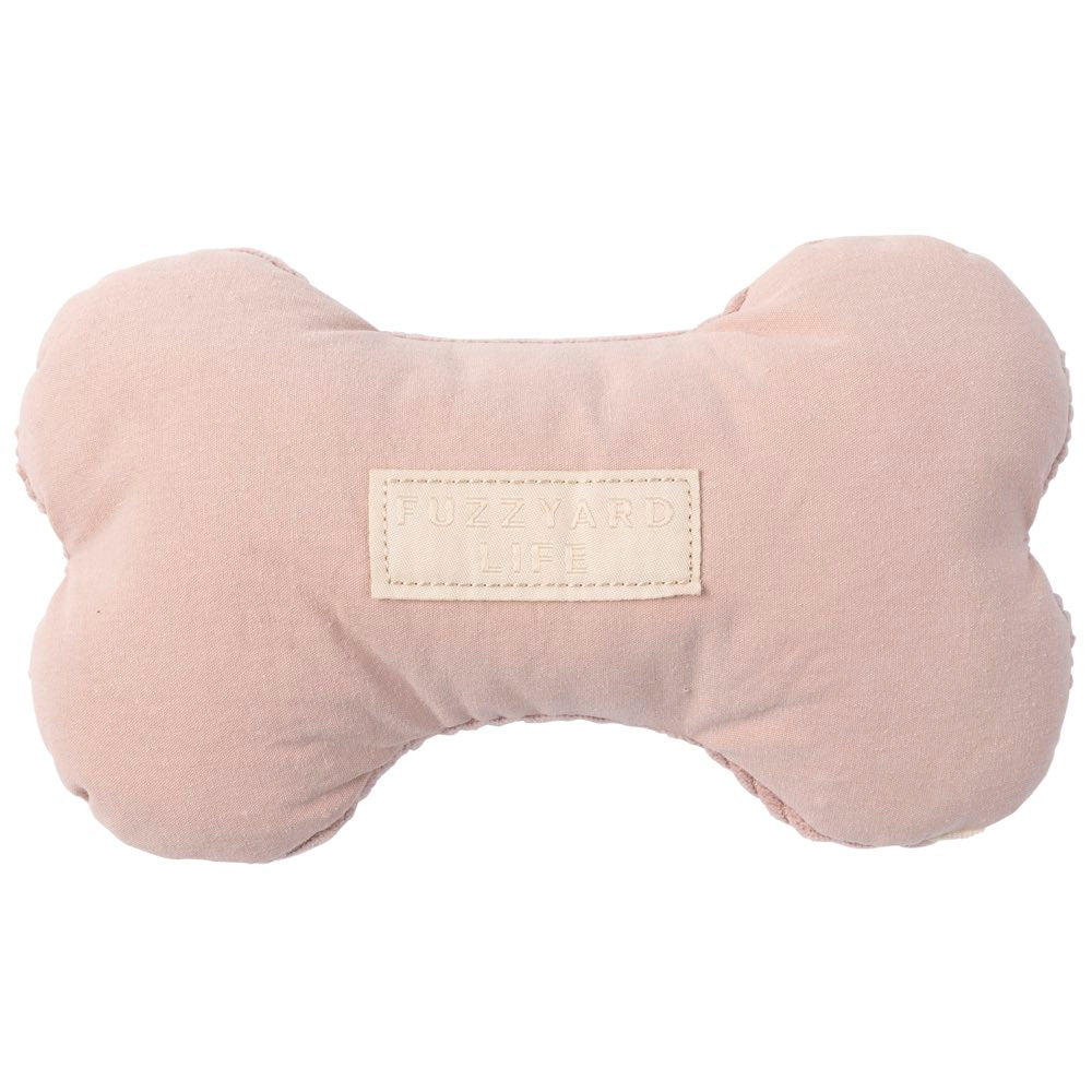 15% OFF: FuzzYard Life Bone Plush Dog Toy (Soft Blush)