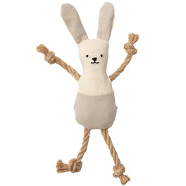 15% OFF: FuzzYard Life Cotton Bunny Plush Cat Toy (Sandstone)
