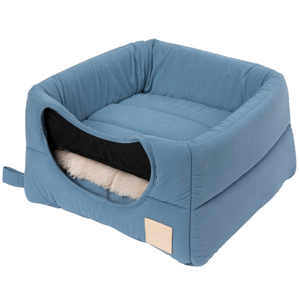 Fuzzyard Life Cubby Bed For Cats & Dogs (French Blue)