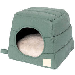15% OFF: Fuzzyard Life Cubby Bed For Cats & Dogs (Myrtle Green)