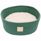 15% OFF: FuzzYard Life Rope Basket Pet Bed (Myrtle Green)