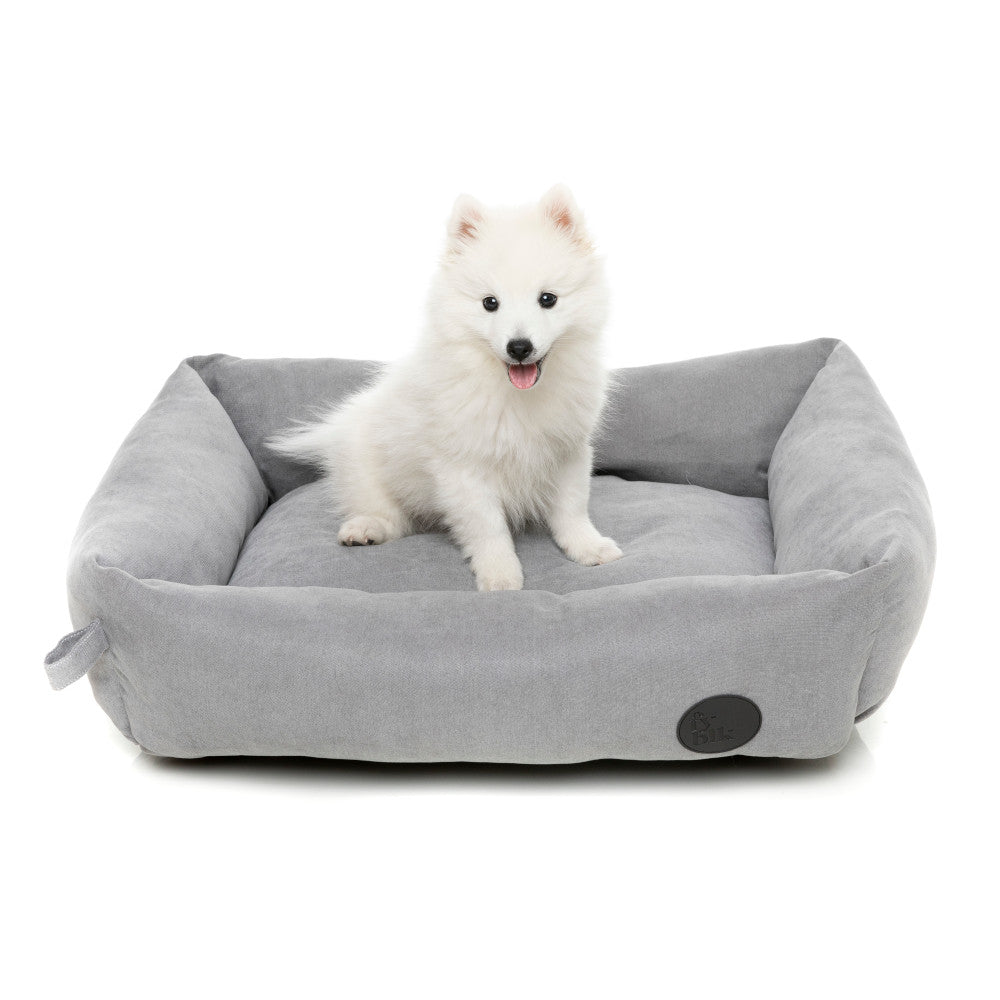 FuzzYard Lounge Dog Bed (Stone Grey) Kohepets