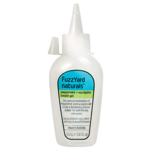 FuzzYard Peppermint and Eucalyptus Breath Gel for Dogs 115ml (discontinued) - Kohepets