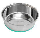 10% OFF: FuzzYard Stainless Steel Bowl with Non-Slip Base in Turquoise