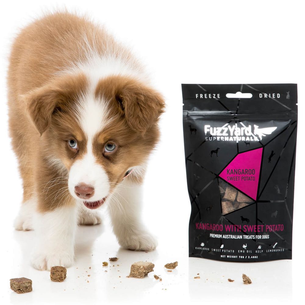 FuzzYard Supernaturals Kangaroo With Sweet Potato Freeze Dried Dog Treats 70g - Kohepets