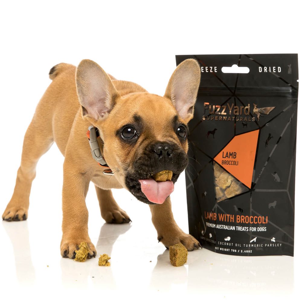 FuzzYard Supernaturals Lamb With Broccoli Freeze Dried Dog Treats 70g - Kohepets