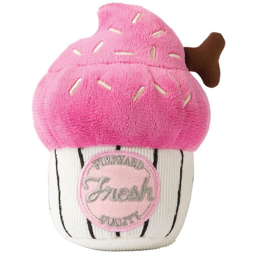 FuzzYard Cupcake Plush Dog Toy - Pink - Kohepets
