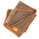 FuzzYard Microfibre Drying Towel for Dogs Brown