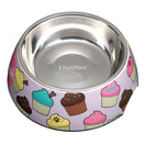 15% OFF: FuzzYard Easy Feeder Dog Bowl - Fresh Cupcakes