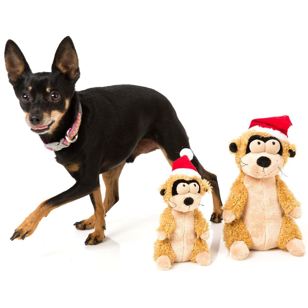 Fuzzyard X'mas Mimi The Meerkat Plush Dog Toy - Kohepets
