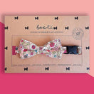 Bowtix Handmade Cat Collar With Removable Bowtie - Gardenful of Pink