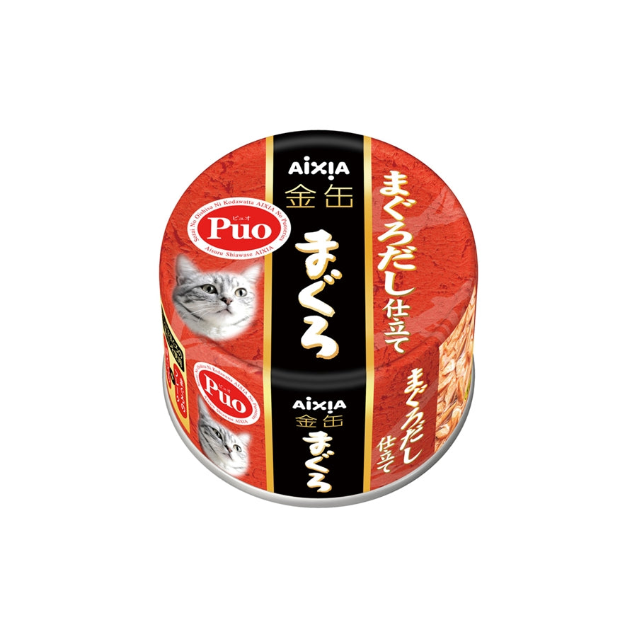 Aixia Kin-Can Dashi Tuna with Tuna Stock Canned Cat Food 80g - Kohepets