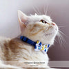 Bowtix Handmade Cat Collar With Removable Bowtie - Gem Blocks - Kohepets