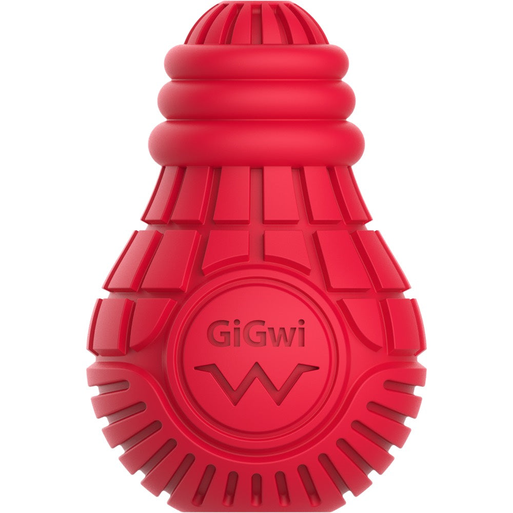 KOHE-VERSARY 10% OFF: GiGwi Bulb Treat Dispenser Rubber Dog Toy (Medium)