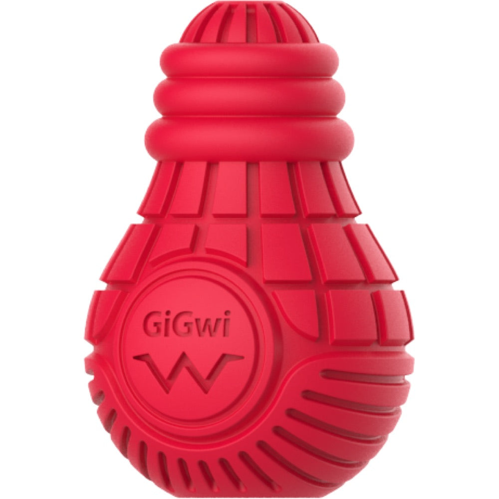 KOHE-VERSARY 10% OFF: GiGwi Bulb Treat Dispenser Rubber Dog Toy (Medium)