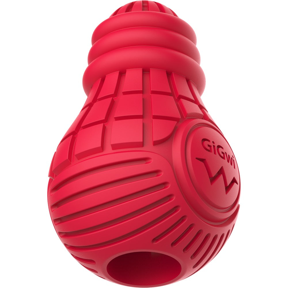 KOHE-VERSARY 10% OFF: GiGwi Bulb Treat Dispenser Rubber Dog Toy (Medium)