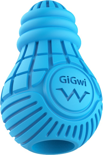 KOHE-VERSARY 10% OFF: GiGwi Bulb Treat Dispenser Rubber Dog Toy (Small)