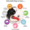 GiGwi Bulb Treat Dispenser Rubber Dog Toy (Medium)