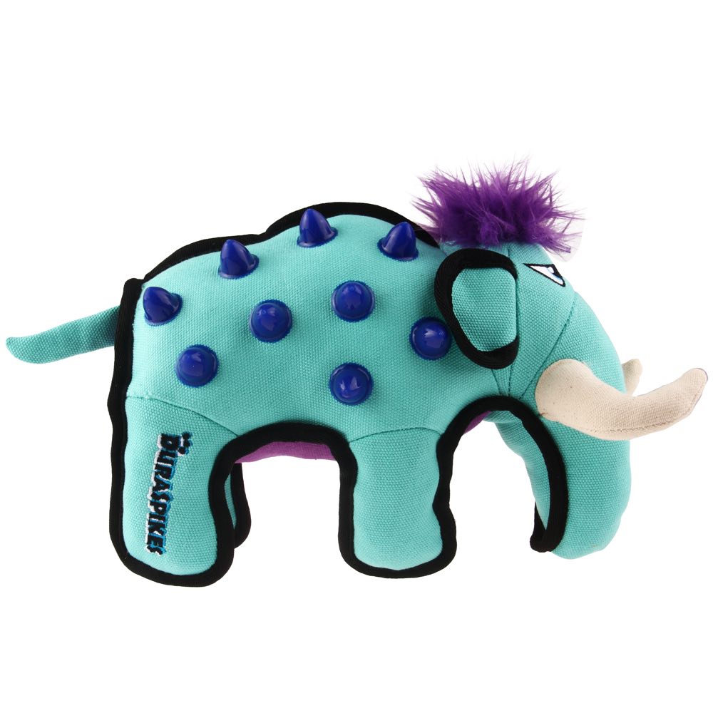 KOHE-VERSARY 10% OFF: GiGwi Duraspikes Extra Durable Plush Dog Toy (Light Blue Elephant)