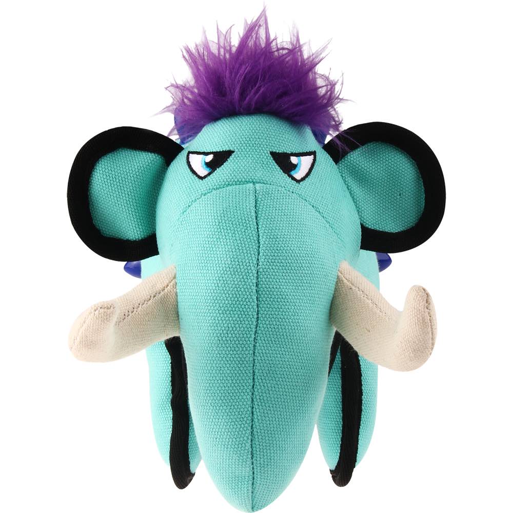 KOHE-VERSARY 10% OFF: GiGwi Duraspikes Extra Durable Plush Dog Toy (Light Blue Elephant)