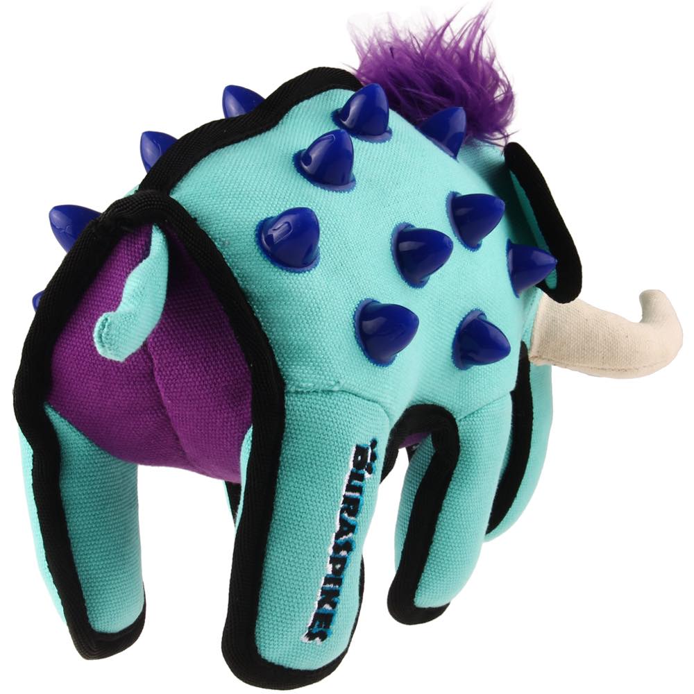 KOHE-VERSARY 10% OFF: GiGwi Duraspikes Extra Durable Plush Dog Toy (Light Blue Elephant)